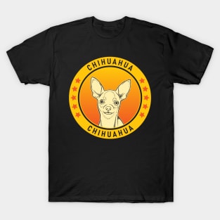 Smooth Chihuahua Dog Portrait T-Shirt